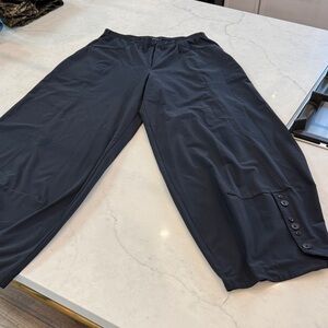 Black womens size 1 Porto pants